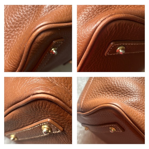 Dooney & Bourke Brown Pebble Grain Short Handle Tote - Picture 13 of 16